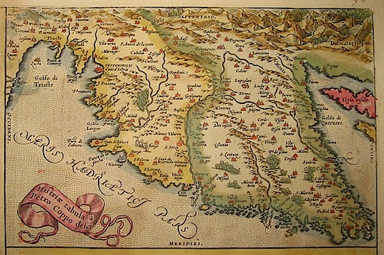 Ortelius Abraham (1528-1598) Histriae tabula... 1603 Anversa, Jean Baptiste Vrients 